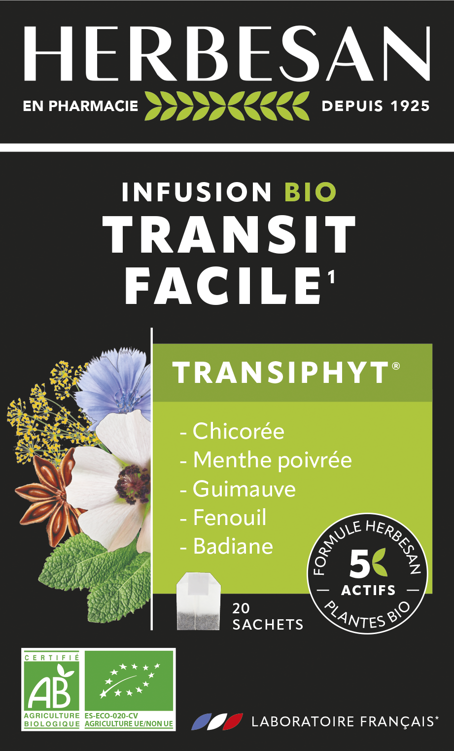 Transiphyt infusion bio 20 sachets