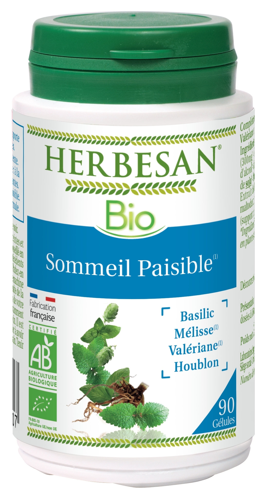 Quatuor Melisse Sommeil bio 90 gélules