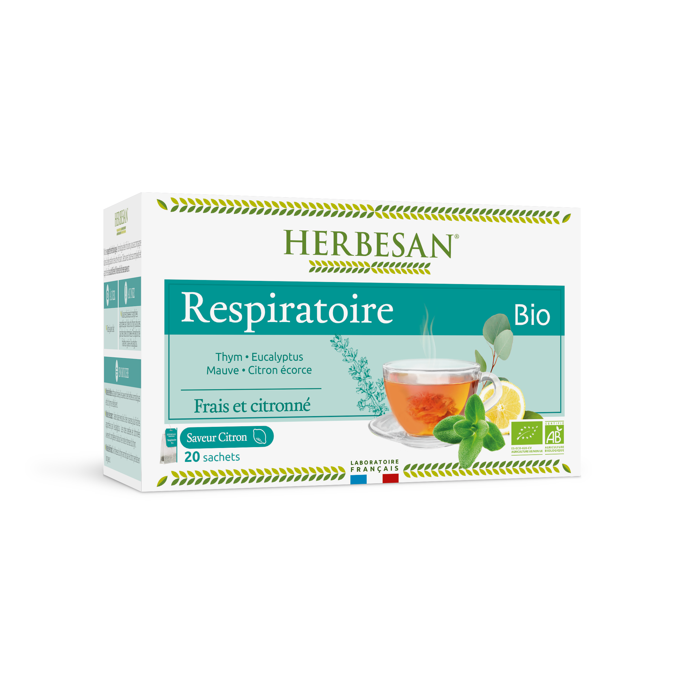 Infusion Thym respiratoire bio 20 sachets