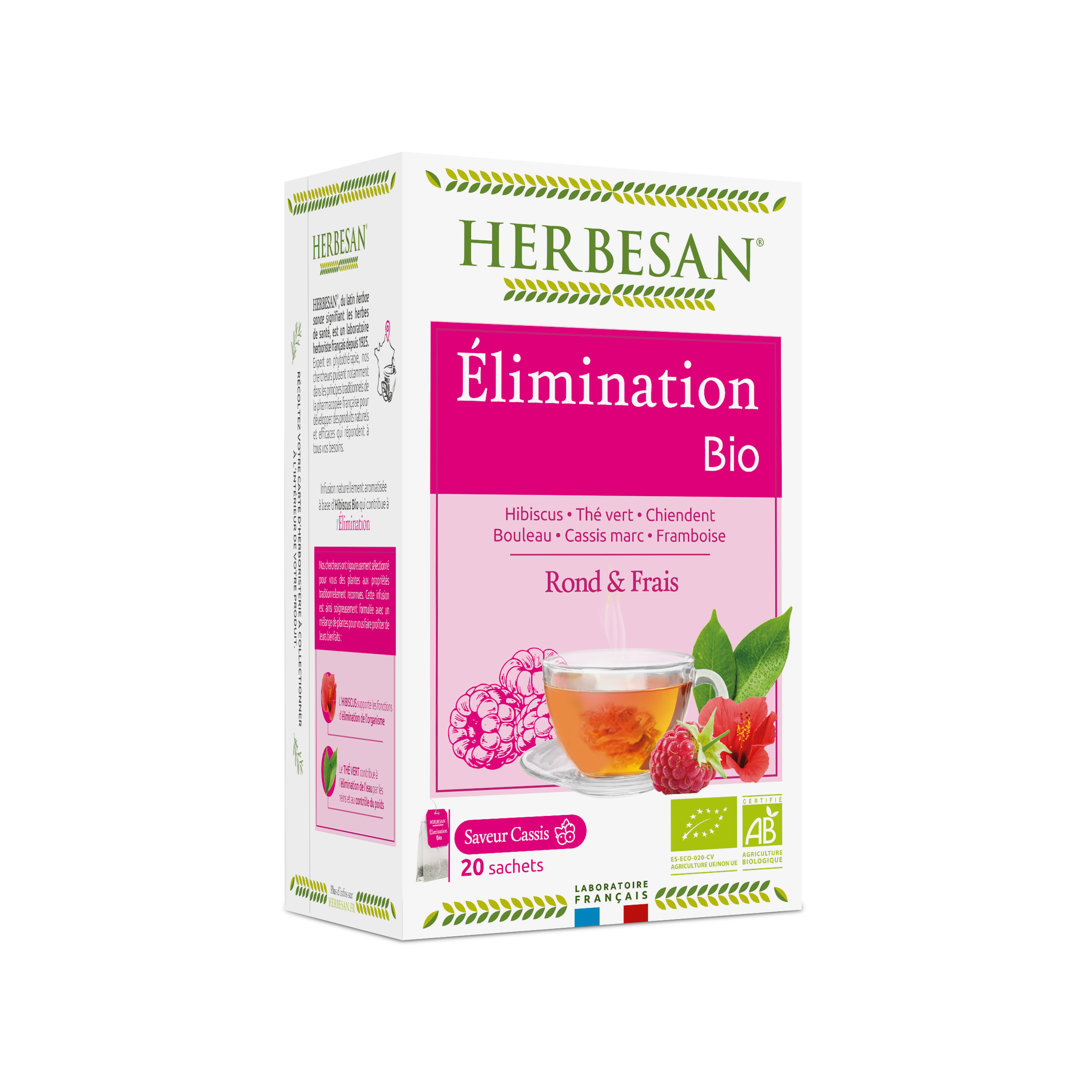 Infusion Elimination bio 20 sachets