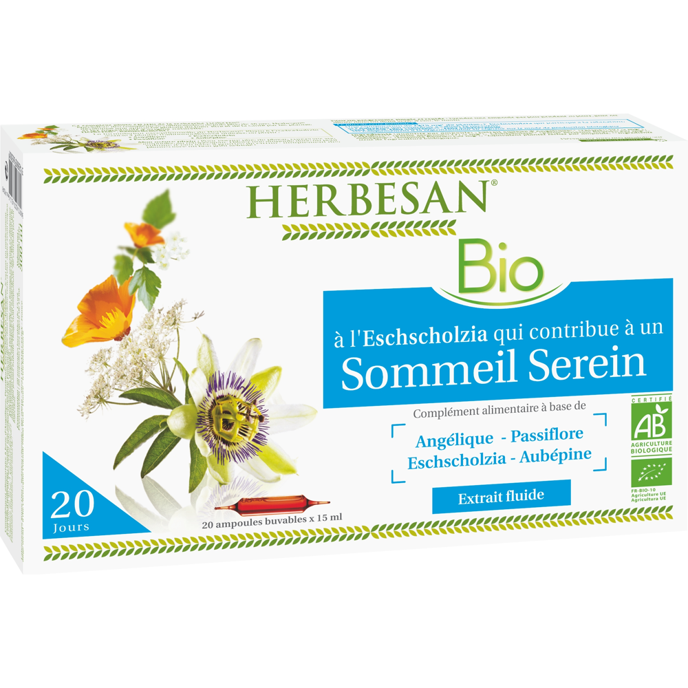 Phyto Sommeil serein 20 ampoules de 15ml