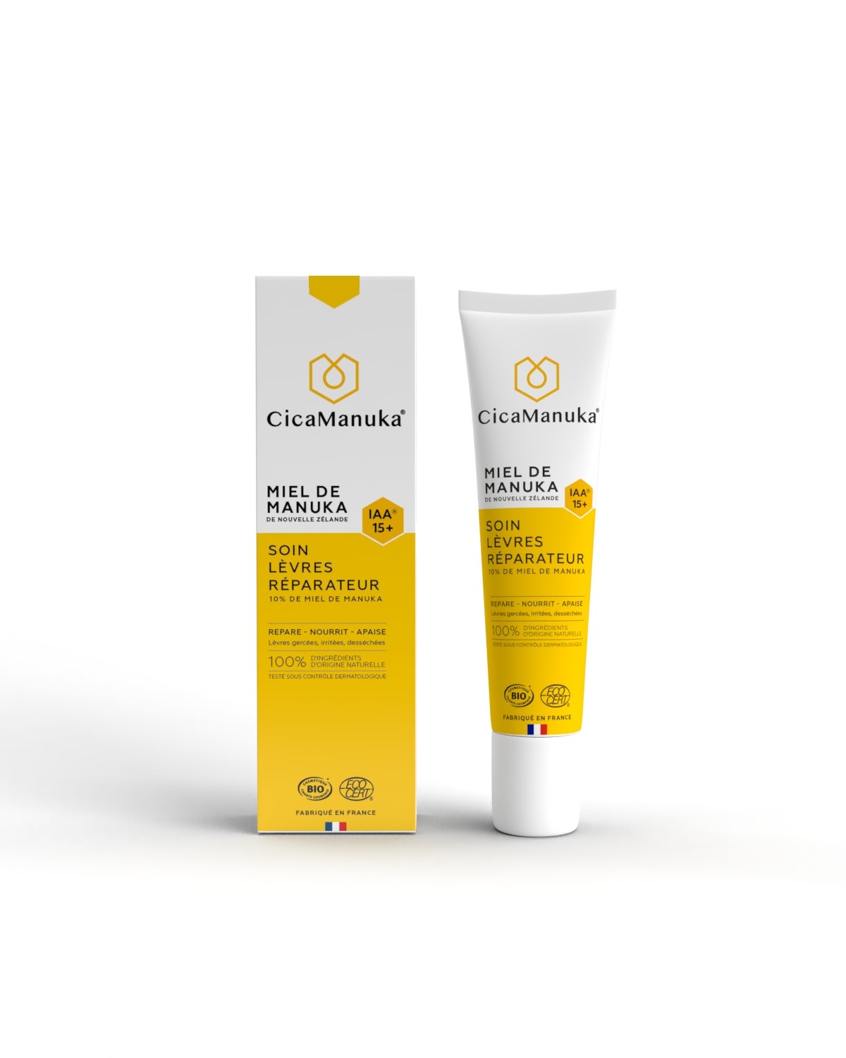 Soin lèvres réparateur au miel de manuka iaa15+ 15ml