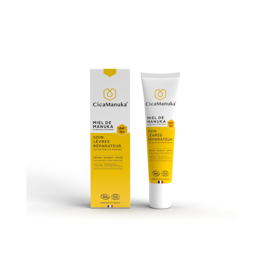 Soin lèvres réparateur au miel de manuka iaa15+ 15ml
