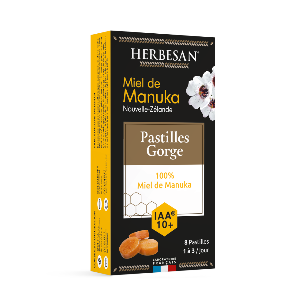 Pastilles miel de manuka iaa 10+ 8 pastilles