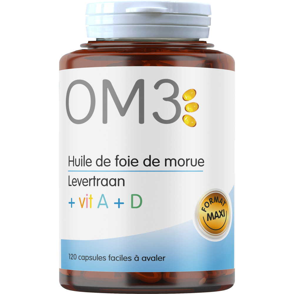 Huile de foie de morue vit a + d - 120 capsules