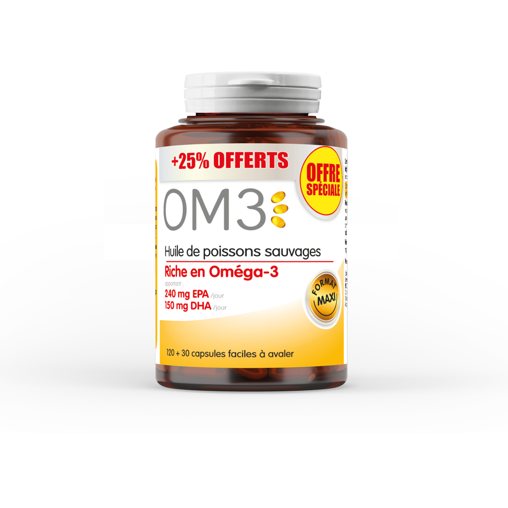 Huile de poisson 120 capsules