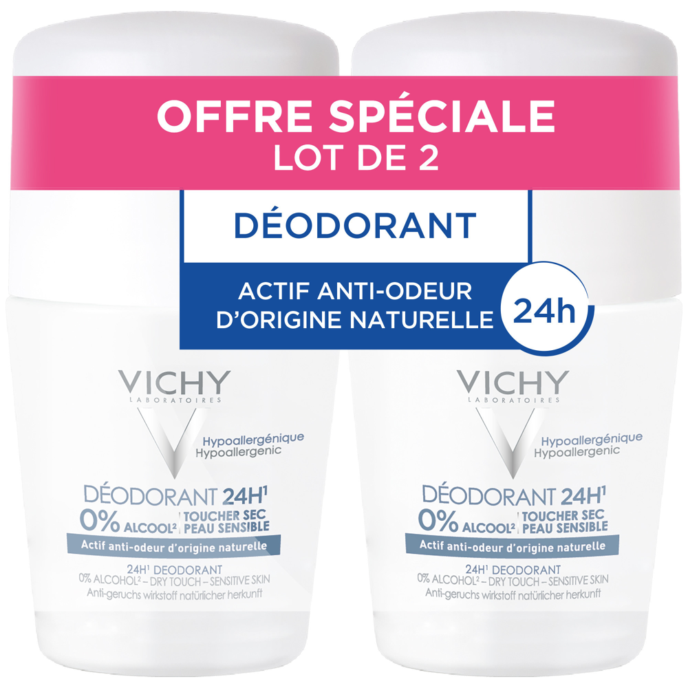 Déodorant peau sensible 2x50ml