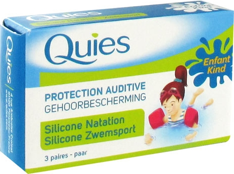 Protection auditive en silicone natation enfant x4