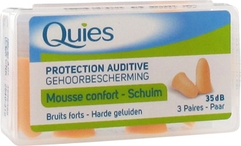 Protections auditives en mousse x3 paires