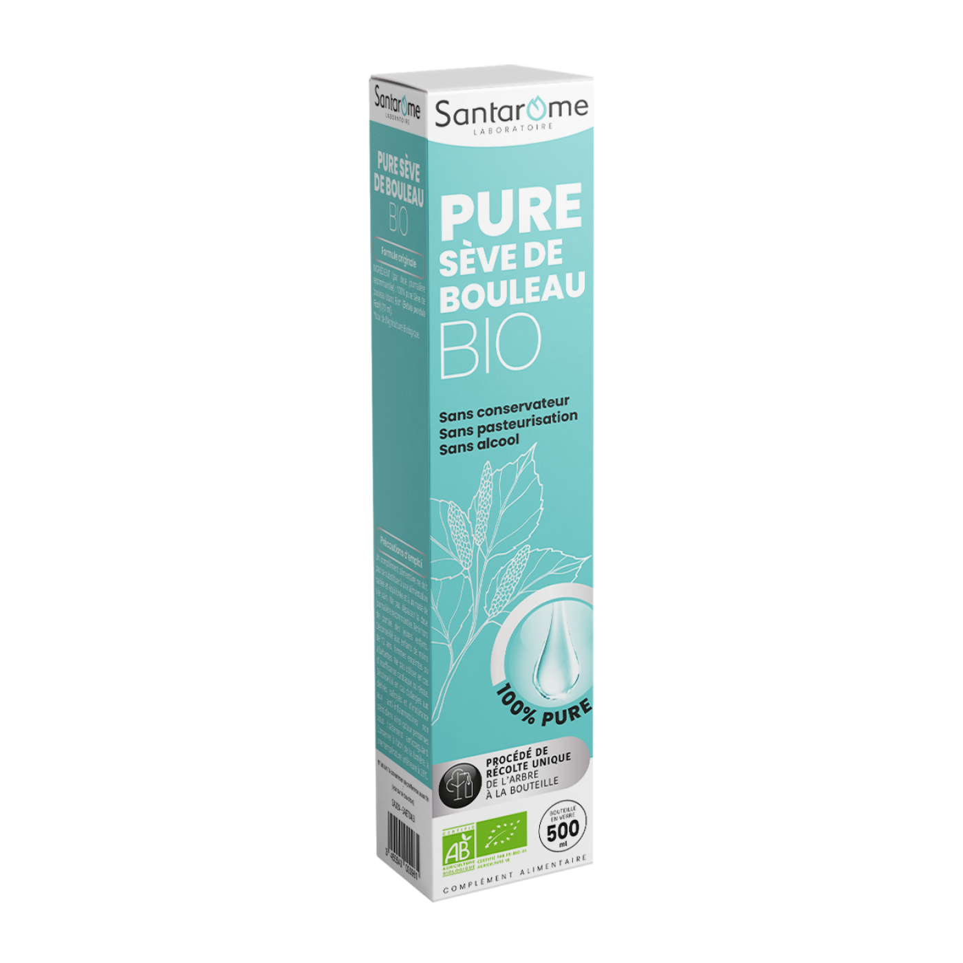 Pure sève de bouleau bio 500ml