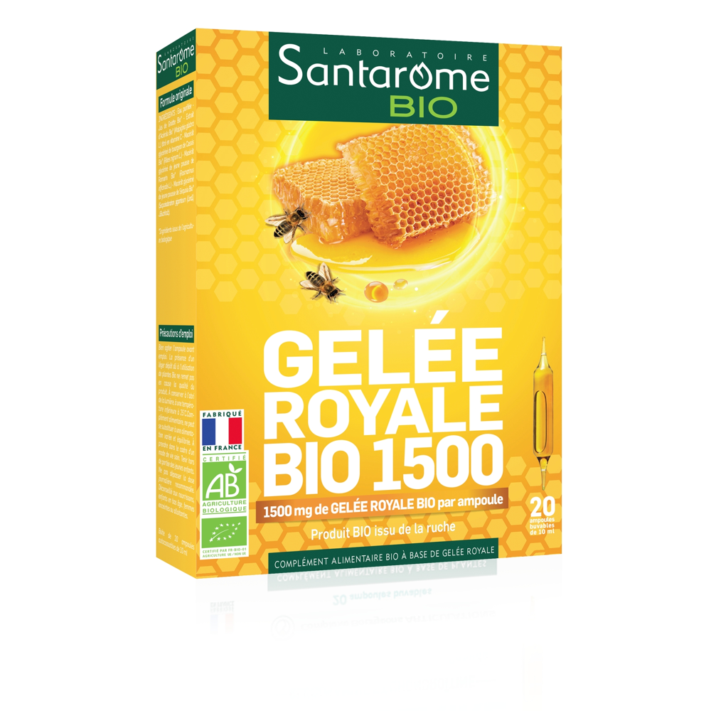 Gelée royale bio 20 ampoules de 10ml