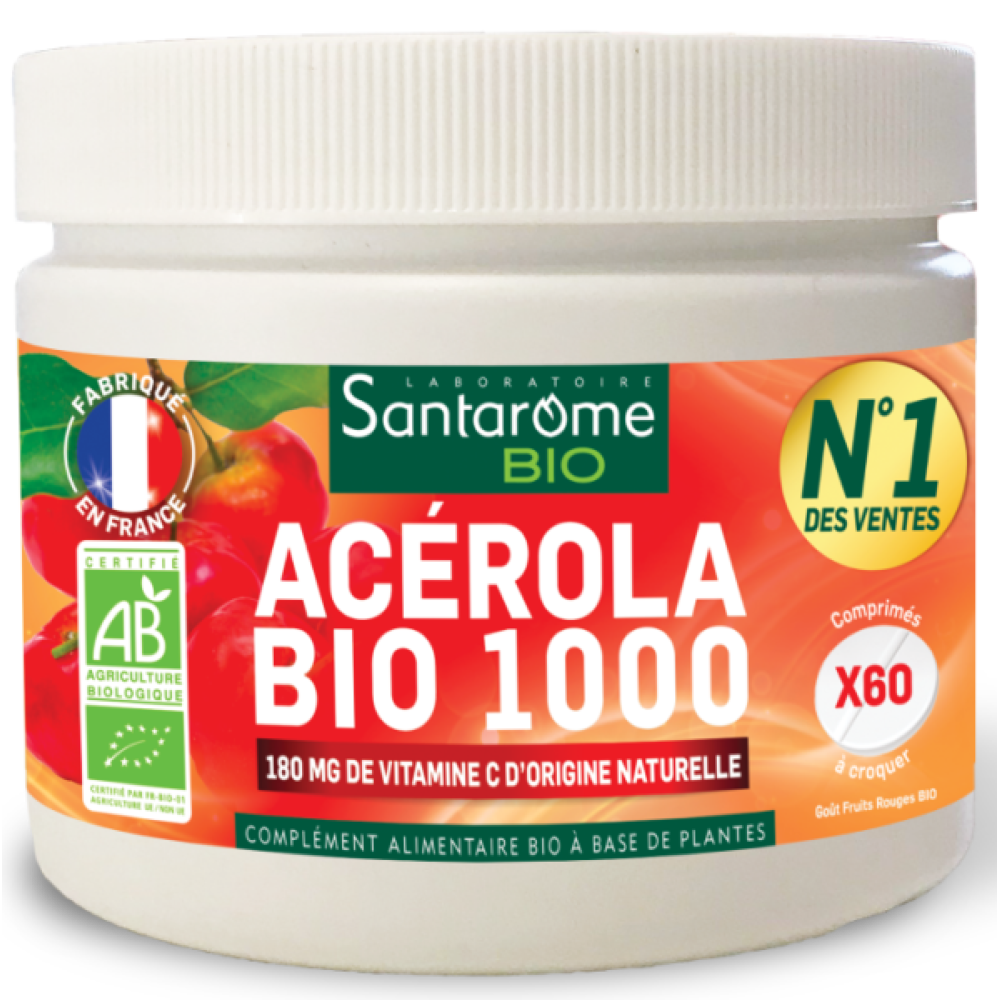 Acerola Bio 1000 60 Comprimés