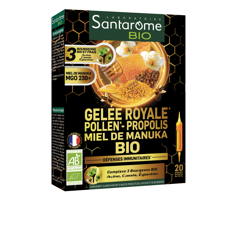 Pollen Propolis Miel Manuka Bio