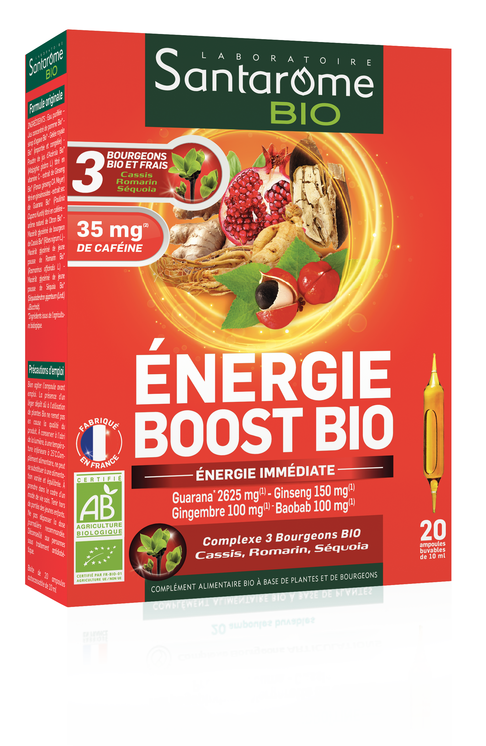 Energie Boost Bio 20 Ampoules