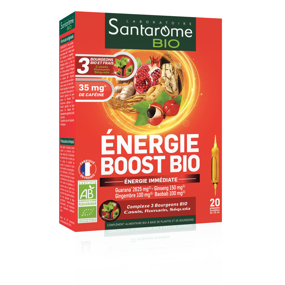 Energie Boost Bio 20 Ampoules