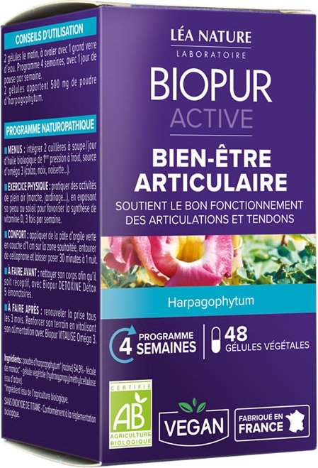 Bien-être articulaire bio 48 gélules végétales