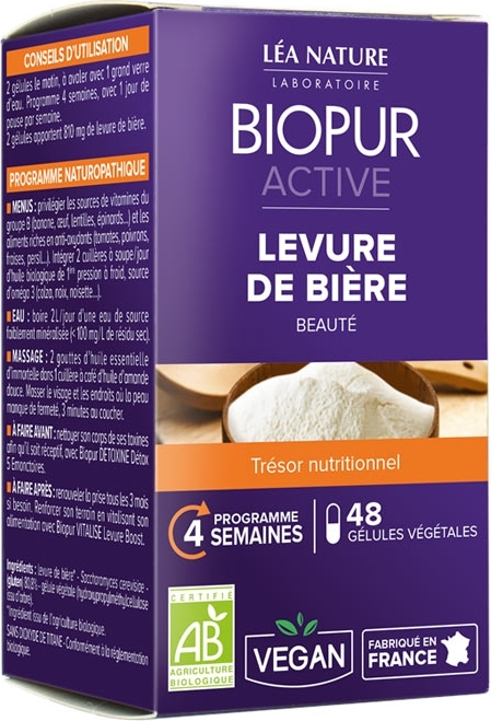 Levure de bière 48 gélules végétales