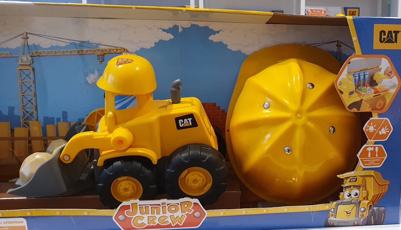 Véhicule de chantier + casque