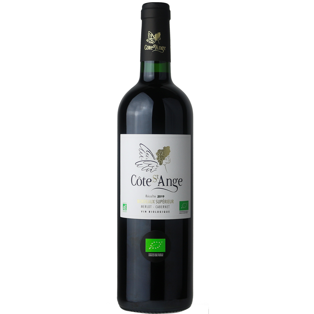 Côte Saint Ange BIO, 2019 - Bordeaux Supérieur AOC - Rouge - 75 cl