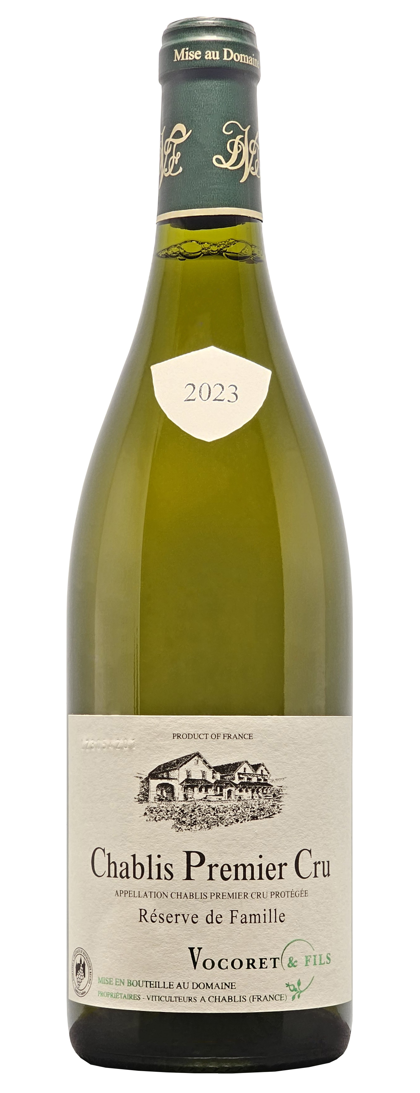 Domaine Vocoret & Fils Réserve de Famille, 2020 - Chablis 1er Cru AOP - Blanc Sec - 75 cl