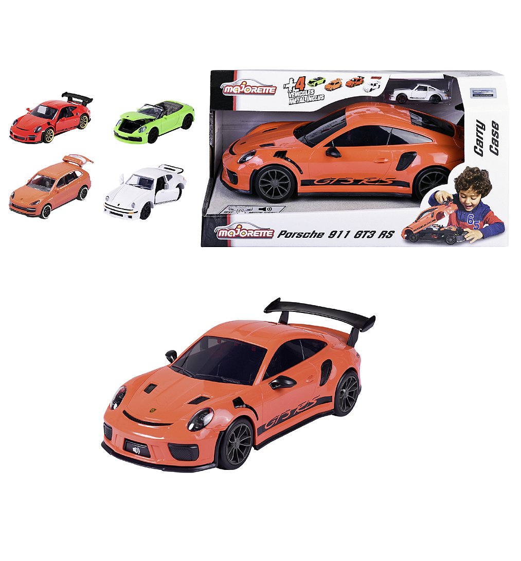 Majo Porsche Carry Case + 4 Pcs