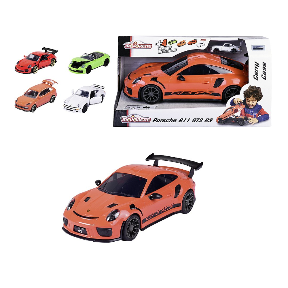 Majo Porsche Carry Case + 4 Pcs