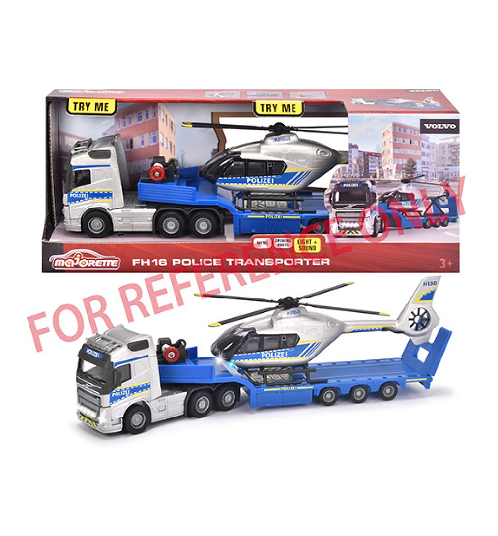 Majo Gs Camion + Helico Police 35Cm