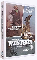 coffret Munich Western : les pirates du Mississippi ; les chercheurs d'or de L'Arkansas ; les aigles
