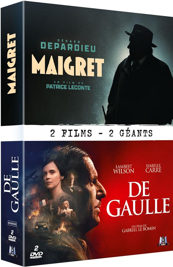 Grandes figures françaises - Coffret 2 films : Maigret + De Gaulle