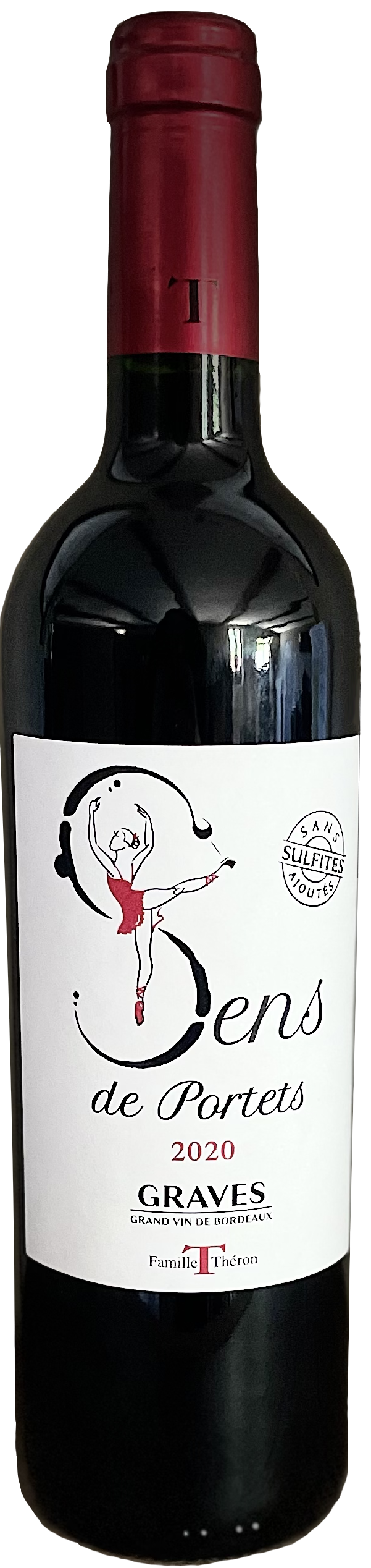 Sens du Château de Portets, 2020 - Graves AOP - Rouge - 75 cl