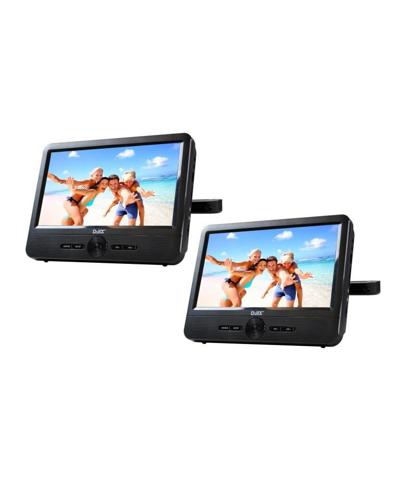 D-Jix PVS 706-50SM Lecteur DVD/Blu-Ray portable Lecteur DVD portable Mural 17,8 cm (7) 800 x 480 pix