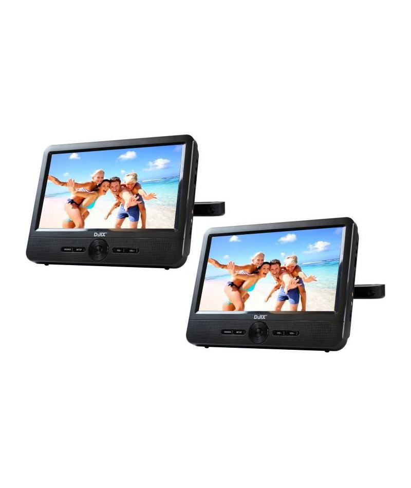 D-Jix PVS 706-50SM Lecteur DVD/Blu-Ray portable Lecteur DVD portable Mural 17,8 cm (7) 800 x 480 pix