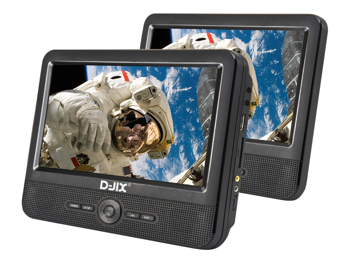 D-Jix PVS 906-50SM Lecteur DVD/Blu-Ray portable Lecteur DVD portable Mural 22,9 cm (9) 800 x 480 pix