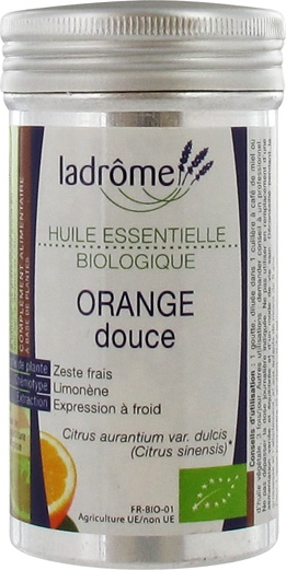 Huile essentielle biologique orange douce 10ml