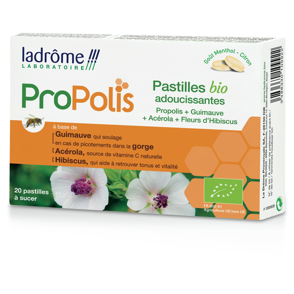 Pastilles adoucissantes bio 20 pastilles