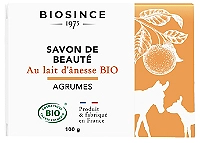 Gravier savon bio au lait d'ânesse et huile essentielle agrumes 100g