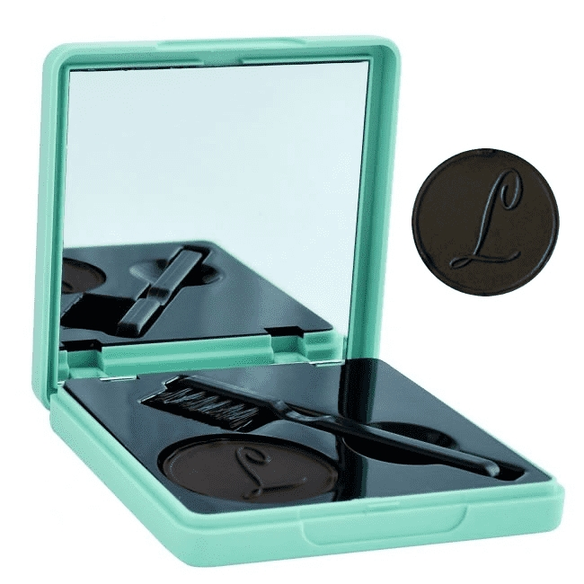 Cake Mascara Brun Boitier Miroir Formule Hypoallergénique 4g