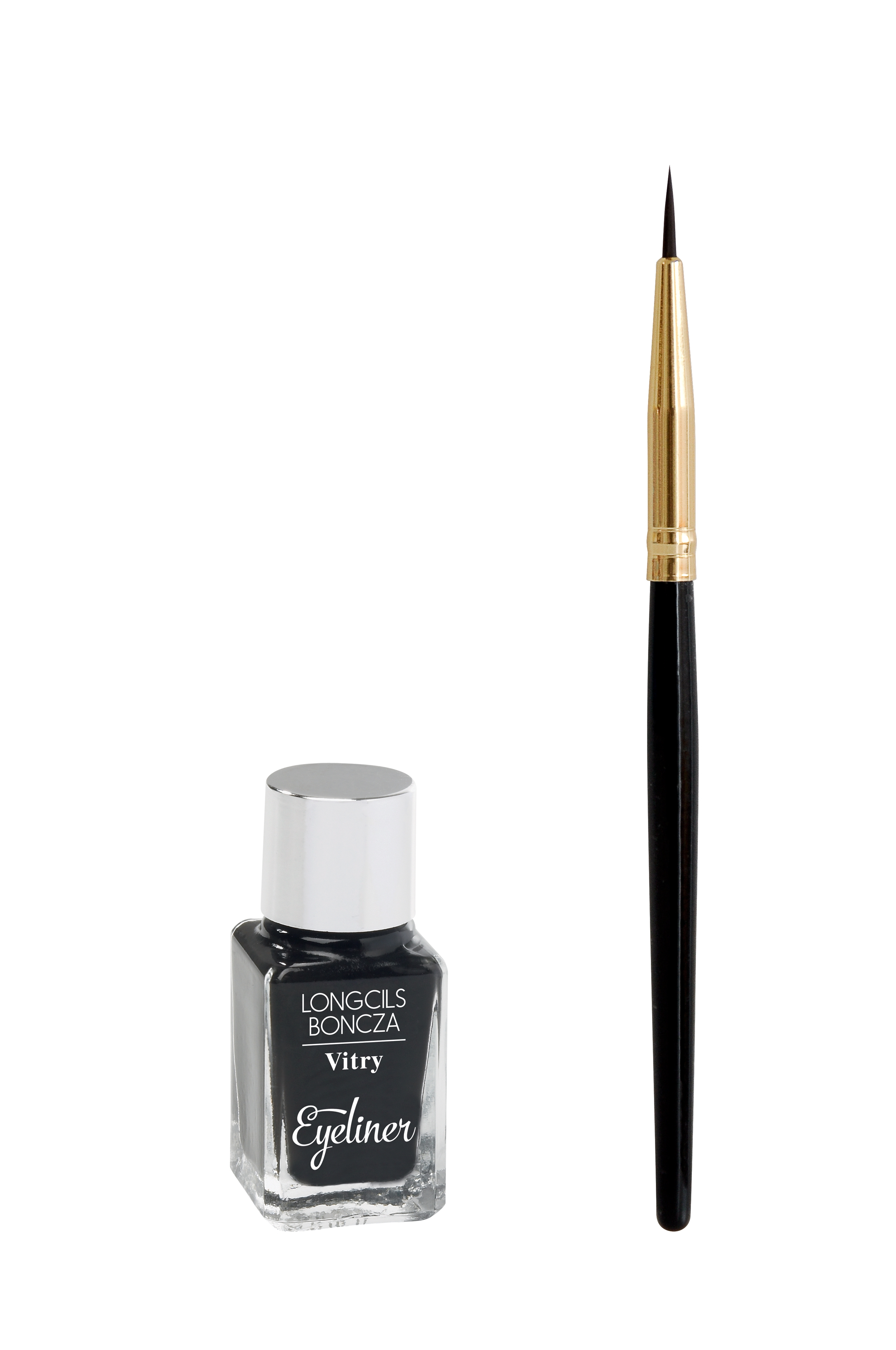 Eye-Liner Verre et Pinceau Noir 6ml