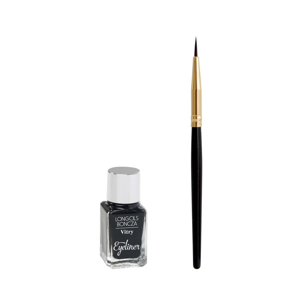 Eye-Liner Verre et Pinceau Noir 6ml