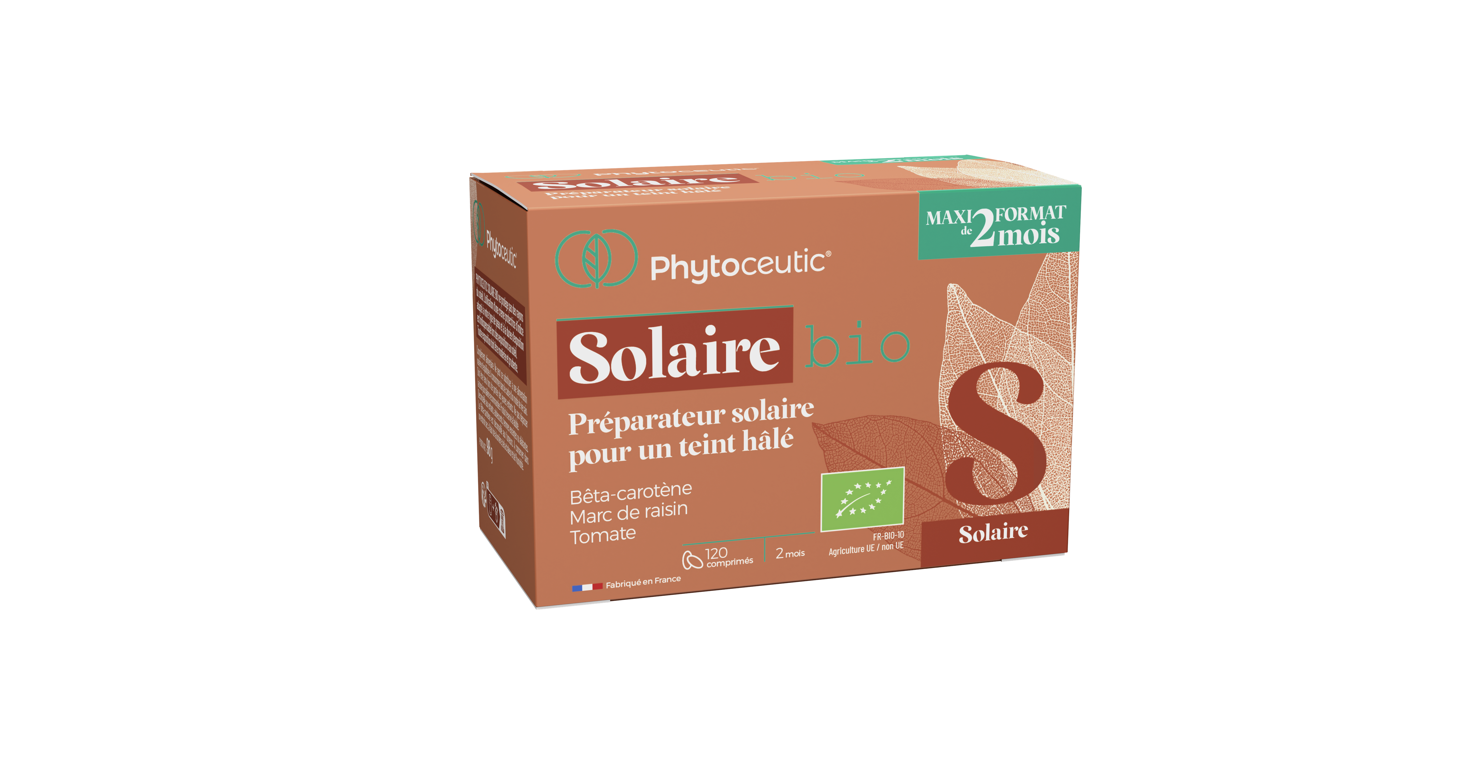 Eclat de beauté solaire 120 comprimés