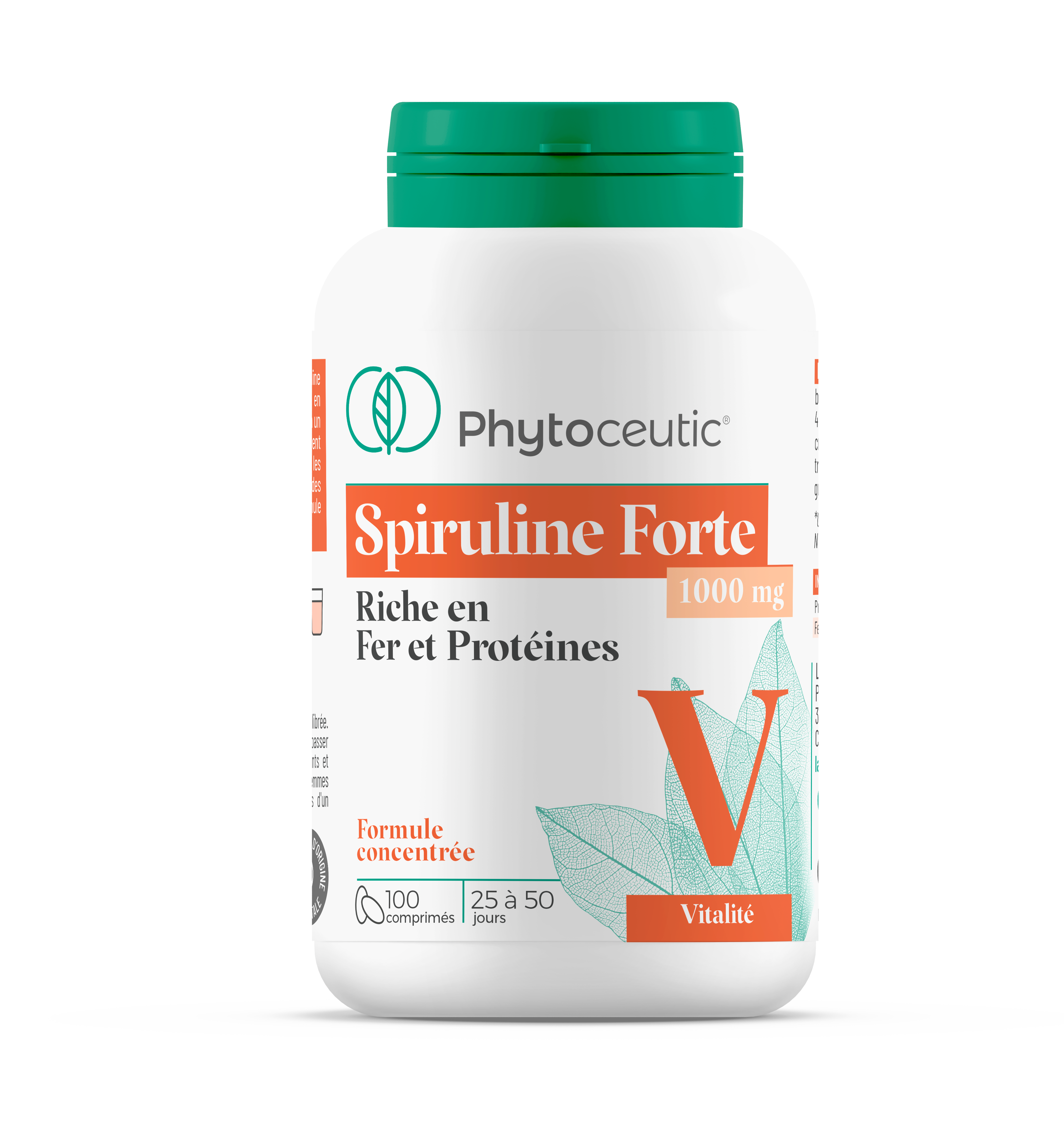 Spiruline forte 1000 mg x 100 comprimés