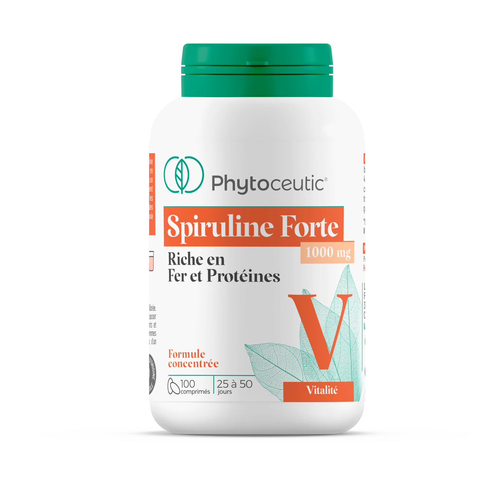 Spiruline forte 1000 mg x 100 comprimés