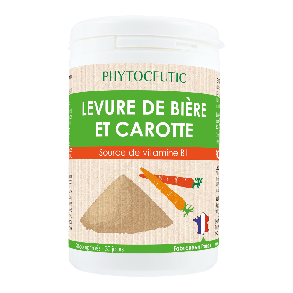 Levure de bière et carotte 90 comprimés