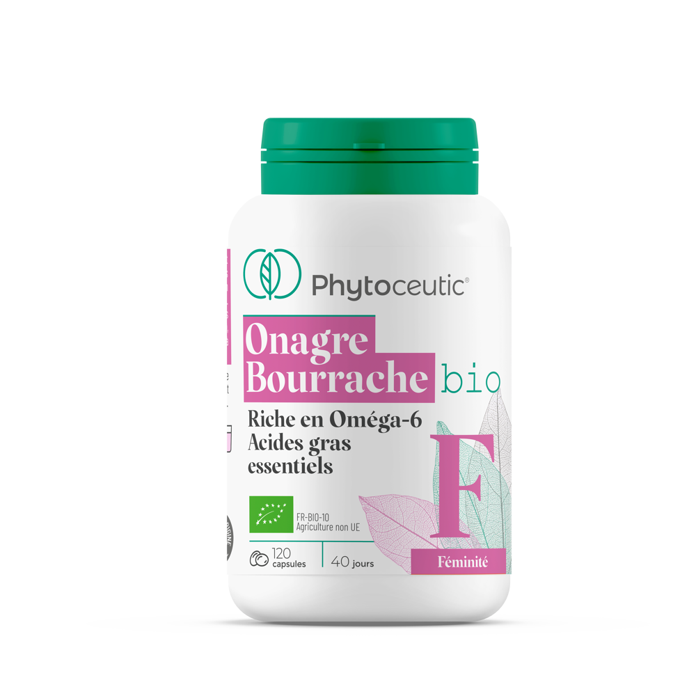 Huile duo onagre bio 120 capsules