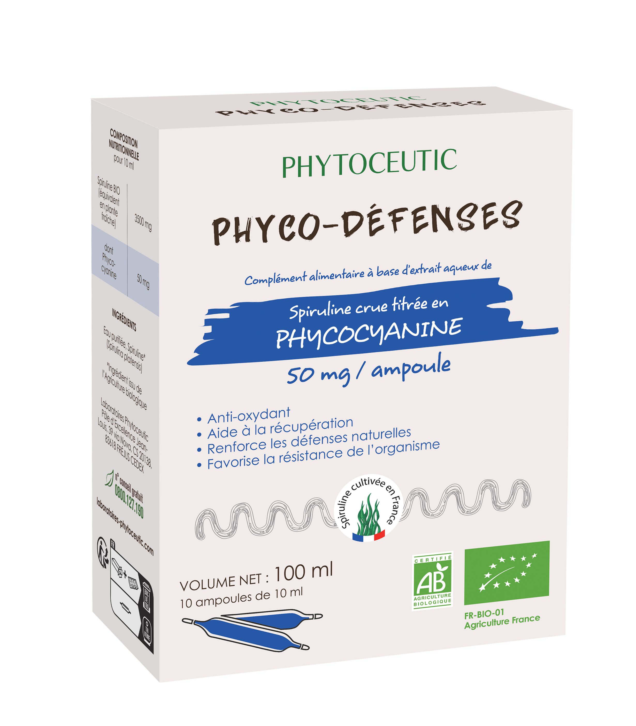 Phyco-defenses 5g Bio ampoules 10x10ml