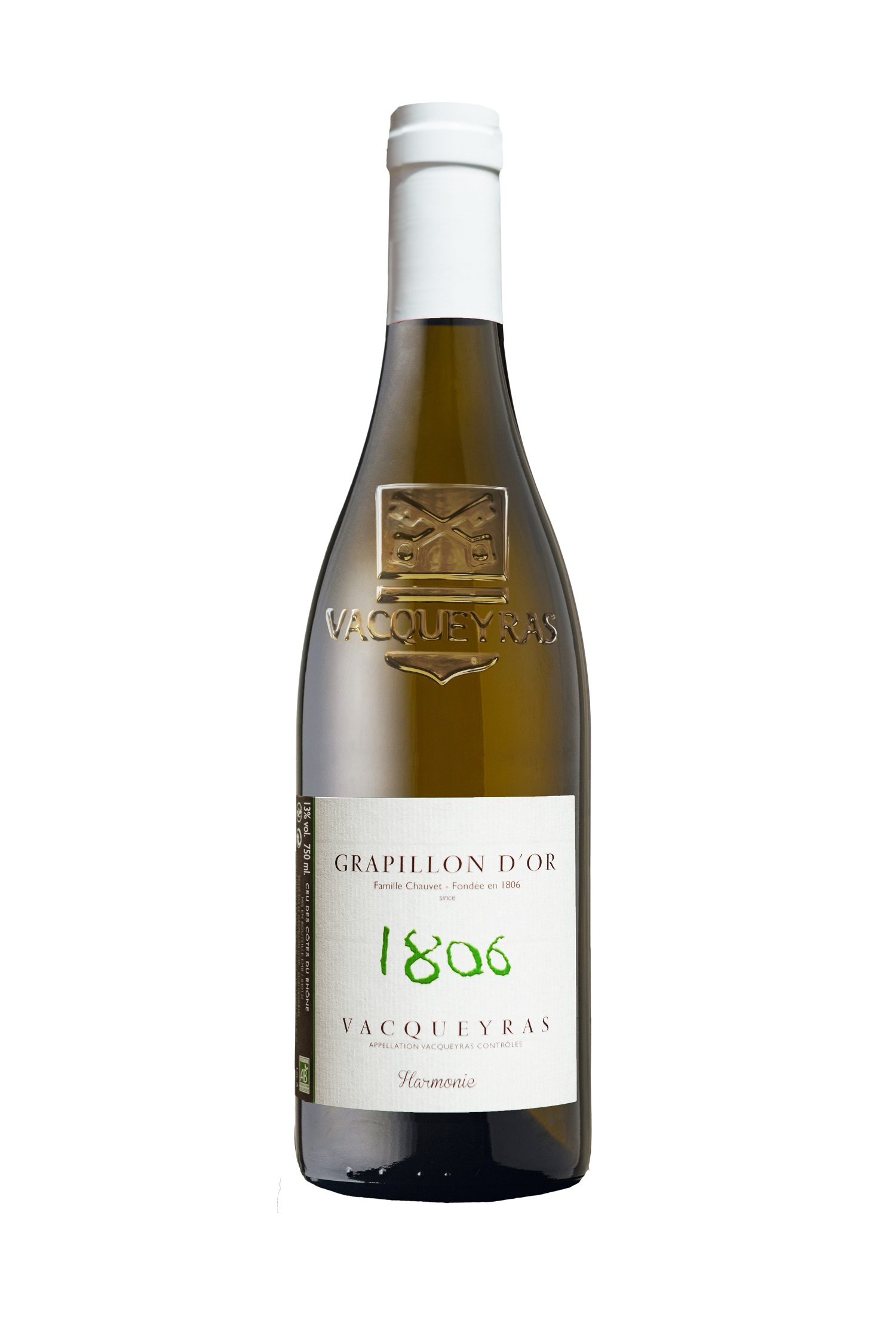 Domaine du Grapillon d'Or 1806 - Harmonie, 2019 - Vacqueyras AOP - Blanc Sec - 75 cl