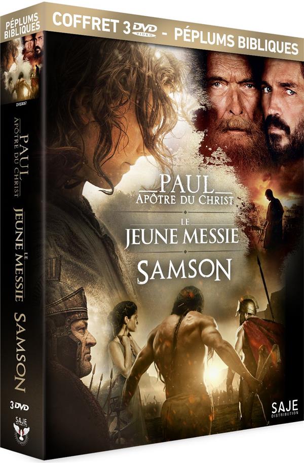 Péplums bibliques - Coffret 3 films : Samson + Le jeune messie + Paul, apôtre du Christ