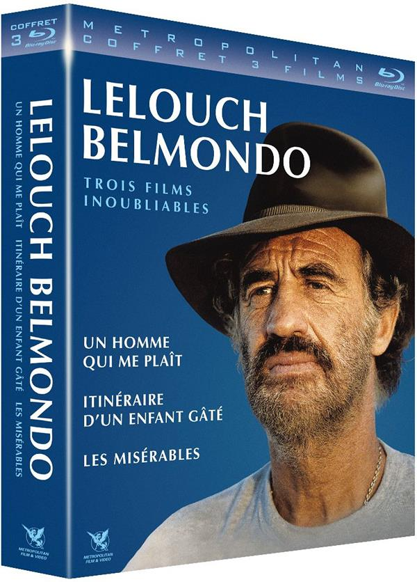 Lelouch / Belmondo : Itinéraire d'un enfant gâté + Les misérables + Un homme qui me plaît