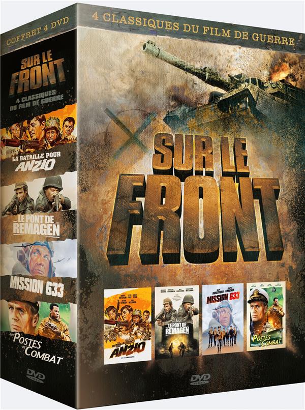 Guerre sur le front - Coffret 4 films : Aux postes de combat + La bataille pour Anzio + Le pont de R