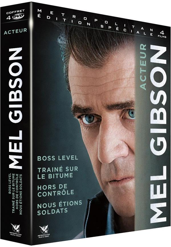 Mel Gibson - 4 films : Hors de contrôle + Traîné sur le bitume + Nous étions soldats + Boss Level